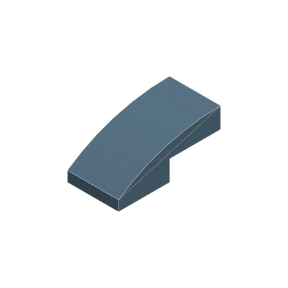 50pcs 11477 Slope Curved 2 x 1 Bricks Bulk | Modular Building Blocks for MOC