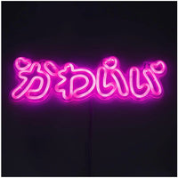 Mignon Néon LED Japonais Lumière Néon Rose Style Japonais Intérieur Néon pour Chambre Fille Bar Salon de Beauté Décor Cadeau d'Anniversaire