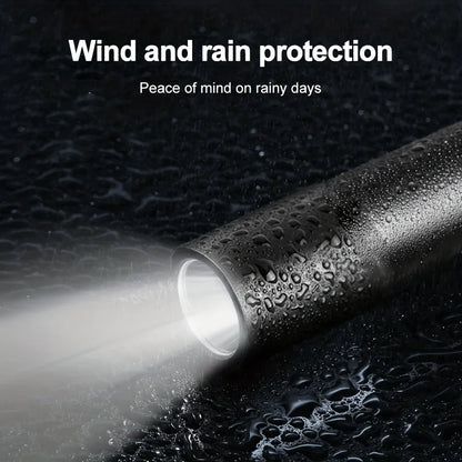 Mini LED Flashlight Q5 Zoom Focus | Rechargeable 400LM Torch for Camping and Fishing
