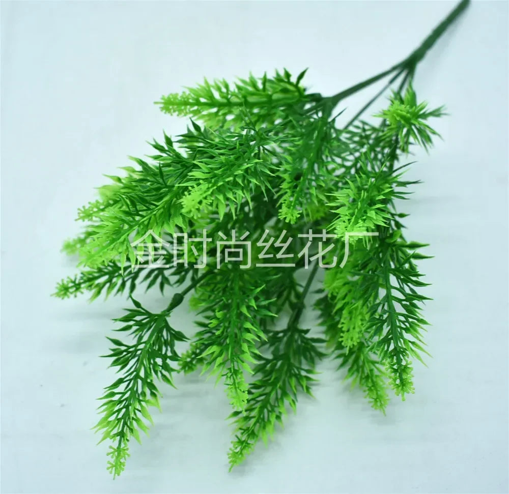 Planta artificial pequeña, helecho de Boston, hierba verde, decoración del hogar, hojas falsas, follaje, decoración de jardín, fiesta, bodas