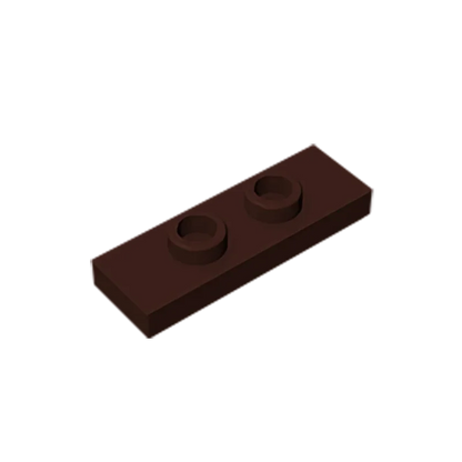 Gobricks GDS-1504 Plate, Modified 1 x 3 with 2 Studs (Double Jumper) | Compatible Building Block Piece