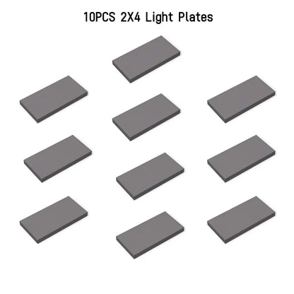 City Road Street Baseplate Building Blocks | Pedestrian Crossing Base Compatible with Major Brands