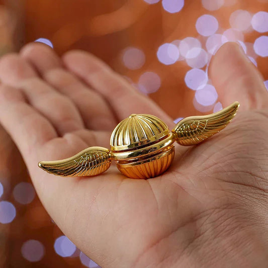 Gyroscope à Faire Tourner du Bout des Doigts Fidget Spinner | Jouet de Bureau Anti-Stress en Métal pour Adultes et Enfants