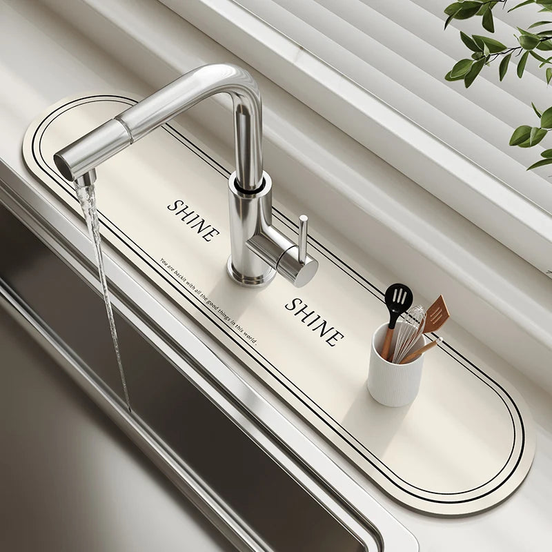 Diatom Mud Sink & Faucet Mat