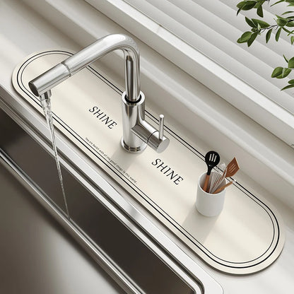 Diatom Mud Sink & Faucet Mat