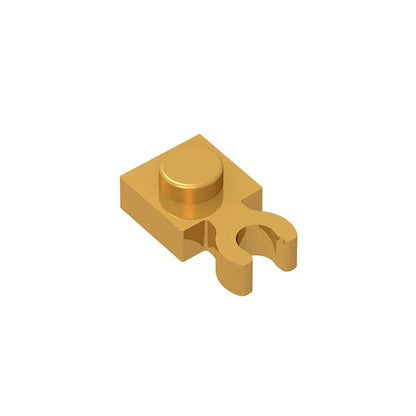 Gobrick GDS-814 PLATE 1X1 W. HOLDER | Building Block for DIY Creations
