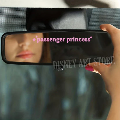 Self-Care Motivational Rearview Mirror Decal | Cute Car Vinyl Sticker