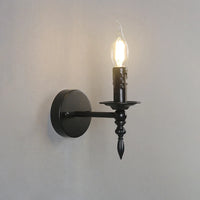 Vintage Industrial Wall Sconce Retro Candle Wall Lamp Bedside Stair Hallway