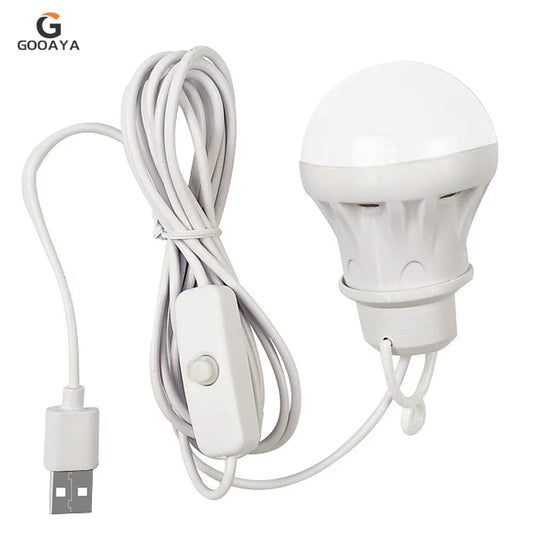 DC5V LED Camp Light Lantern | USB Emergency Hanging Tent Lamp