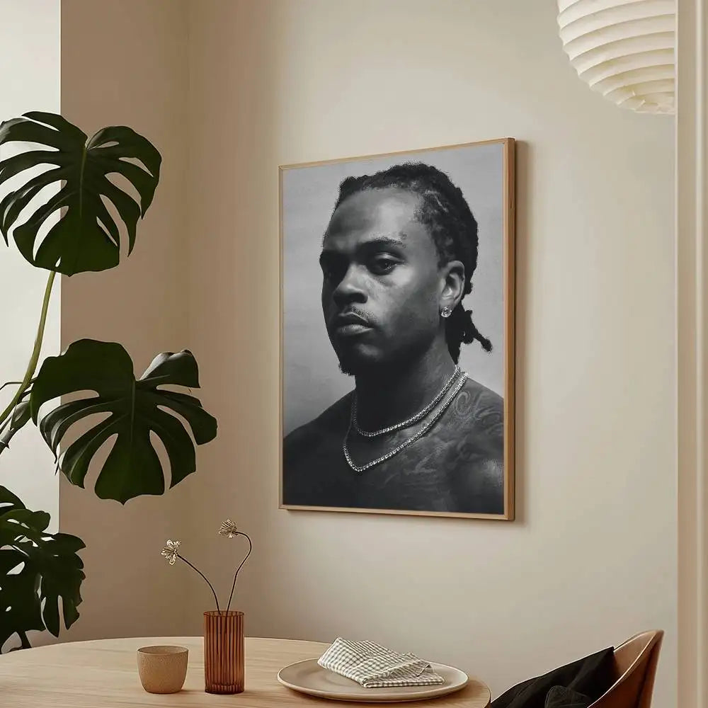 Chanteur Gunna Hot Album Cover Poster HD Art Mur Collant Imperméable Décoration Maison Salon Bar
