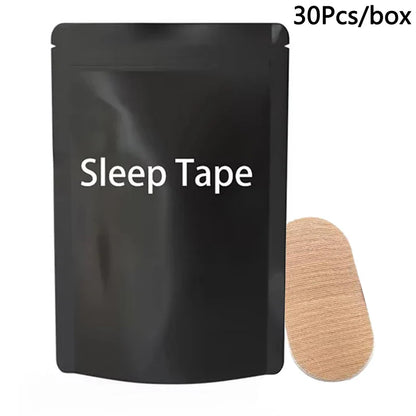 Snoring Relief Mouth Tape | 30 Hypoallergenic Strips for Better Sleep