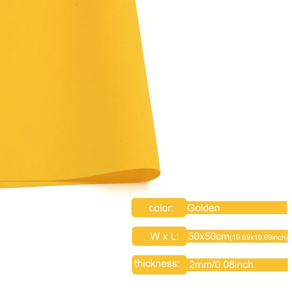 Colorful EVA Foam Sheets 2mm | 50x50cm Craft Foam Paper for DIY Projects