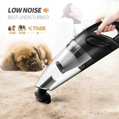 Wireless Handheld Vacuum Cleaner – Powerful Cyclone Suction for Car & Home Pet Hair