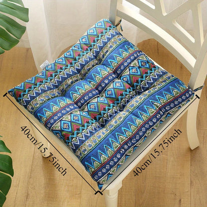 Coussin d'assise carré doux et confortable avec sangle - Parfait pour les chaises de bureau et de maison, tapis de salle à manger en polyester