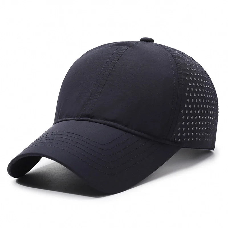 Summer Lightweight Breathable Baseball Cap | Quick-Dry Adjustable Unisex Hat for Hiking and Sun Protection