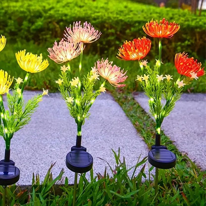 Outdoor Solar Garden Lights Flower Yard Lawn Courtyard Decoration Waterproof LED