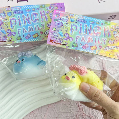 Cute Angry Puffer Fish Stress Toy | Squishy Sensory Plush Gift