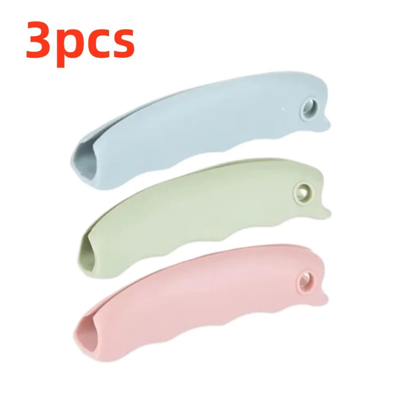 Shopping Bag Holder with Padded Handles | Non-Slip Silicone Hand Protection for Groceries
