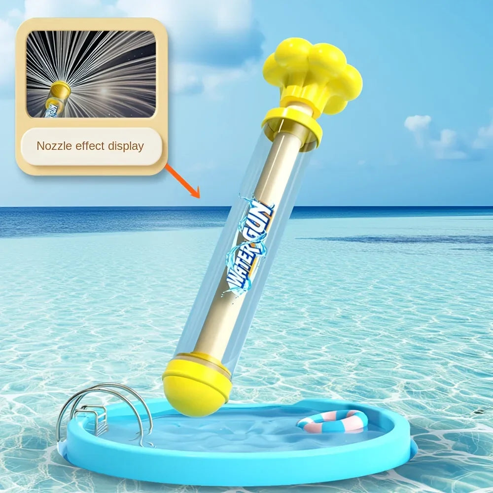 Water Blaster Firework Spray Toy | Large Capacity Pull-Back Splash Gun for Outdoor Fun