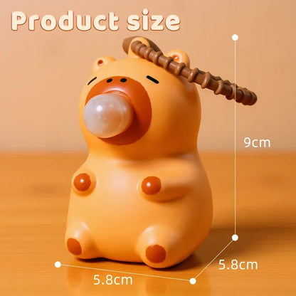 Capybara Bubble Spit Fidget Toy | Stress Relief Squeeze for Kids and Adults