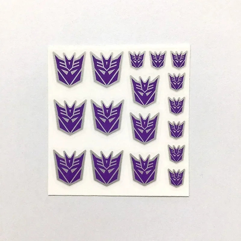 17 45Pcs/Sheet 3D Pressure Sign Stickers | Red Purple Children's Stationery Decals