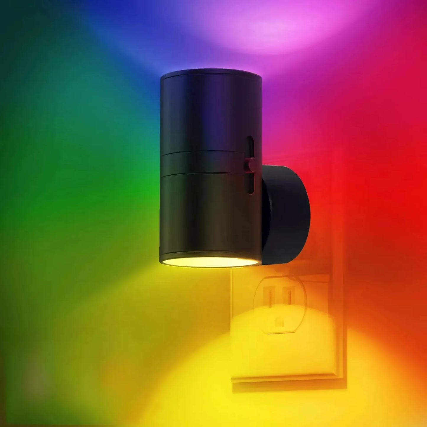 Plug In Dimmable LED Night Light Auto Sensor Bedside Bathroom Hallway Lamp
