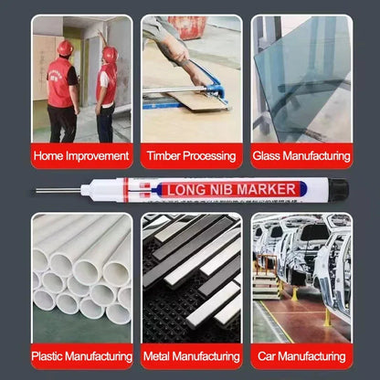 20mm Long Nib Markers for Deep Hole Marking | BSIDE Multi-Purpose Pen Set