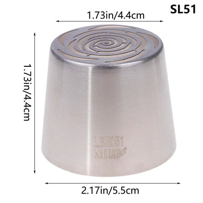 1Pc Stainless Steel Russian Piping Tip | Christmas Cake Icing Nozzle for Cupcake Decorating