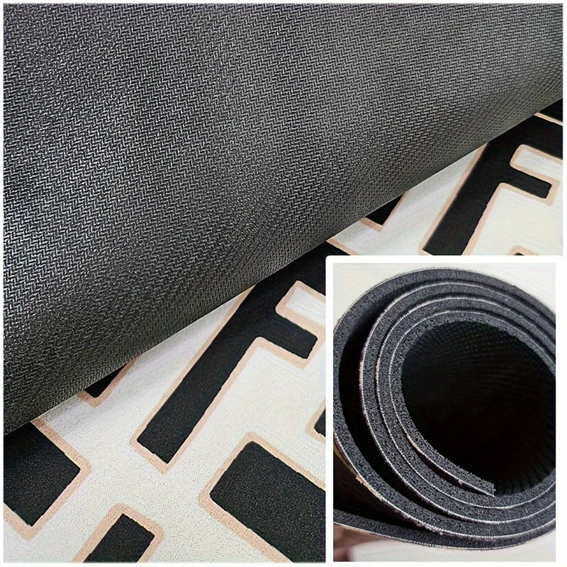 VIKAMA Tapis de bain de luxe haut de gamme absorbant antidérapant résistant à l'usure pour chambre à coucher, salon, maison