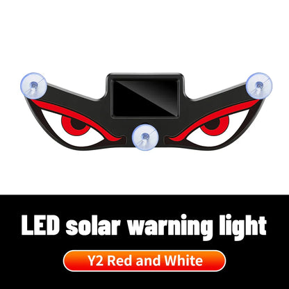 Solar Demon's Eye Car Dynamic LED Light | No Wiring Moving Eyes Car Decoration