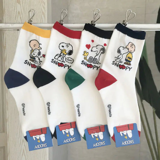 Chaussettes mi-mollet Snoopy