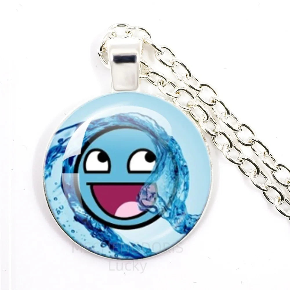 Funny Meme Cartoon Pendant Necklace | Unisex Fashion Jewelry Gift