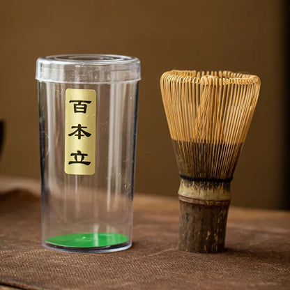 Pink & Blue Glass Matcha Green Tea Chasen Holder Tea set accessories Stand Bowl Bamboo Whisk Grinder Brushes Tea Tools Holder