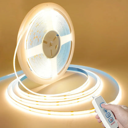 USB 5V COB LED Strip Lights | Dimmable Flexible Ribbon for Home Lighting