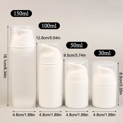 30/50/100/150ML Travel Pump Bottle Dispenser | Refillable Empty Lotion Containers
