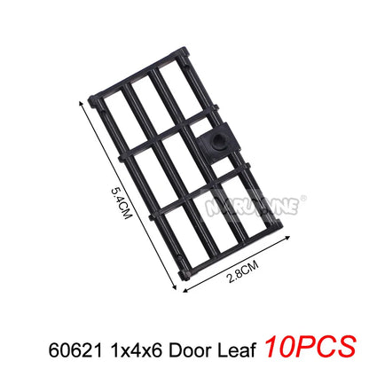 Marumine Window and Door Building Blocks | Compatible City House Parts Set