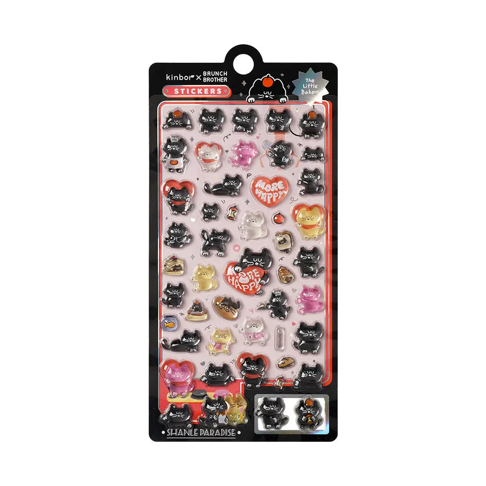 3D Food Stamping Seal Sticker | Japanese Anime Decorative Craft Stickers for Kids
