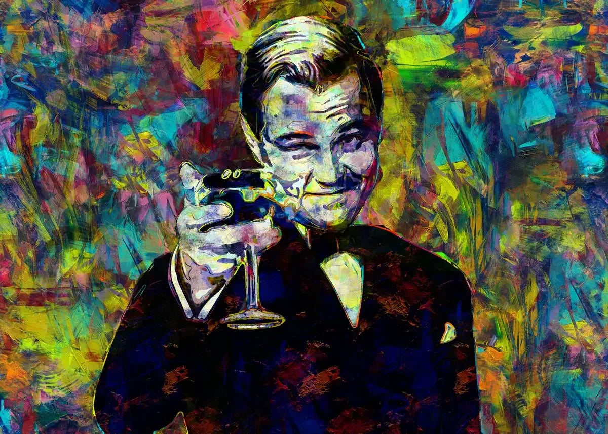 Toile murale abstraite classique Graffiti créatifs Le Grand Gatsby Impression sur toile Poster Salon Chambre Peinture décorative