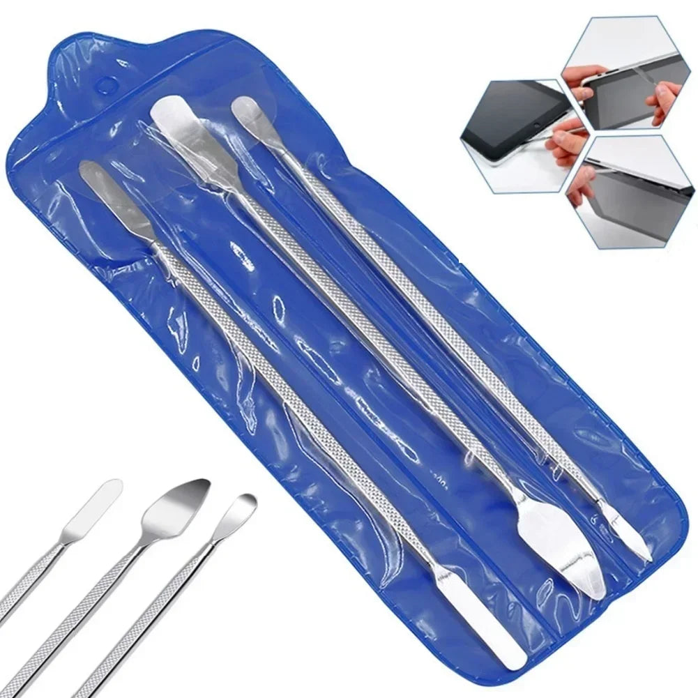 3-Piece Metal Spudger Pry Tool Set – Phone & Tablet Repair Kit