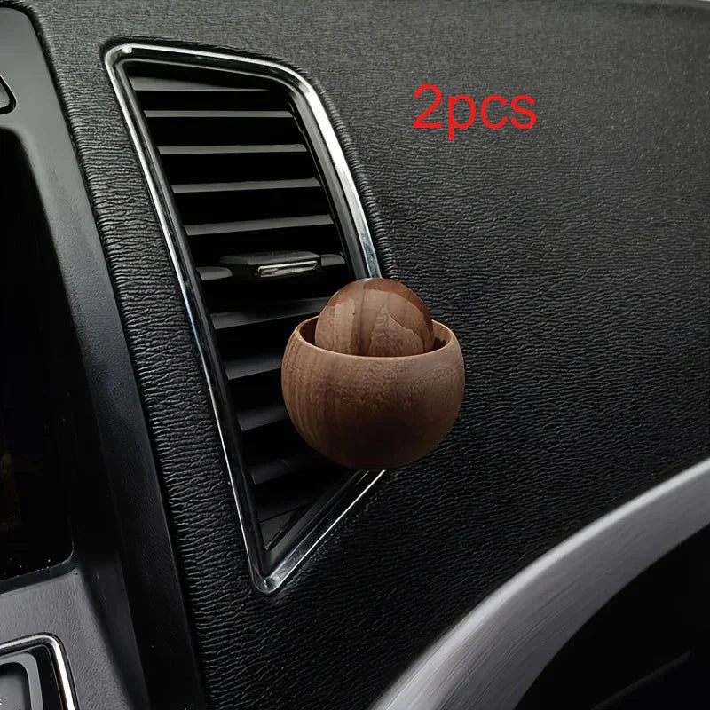 Wooden Essential Oil Diffuser | Mini Car and Home Fragrance Aroma Diffuser