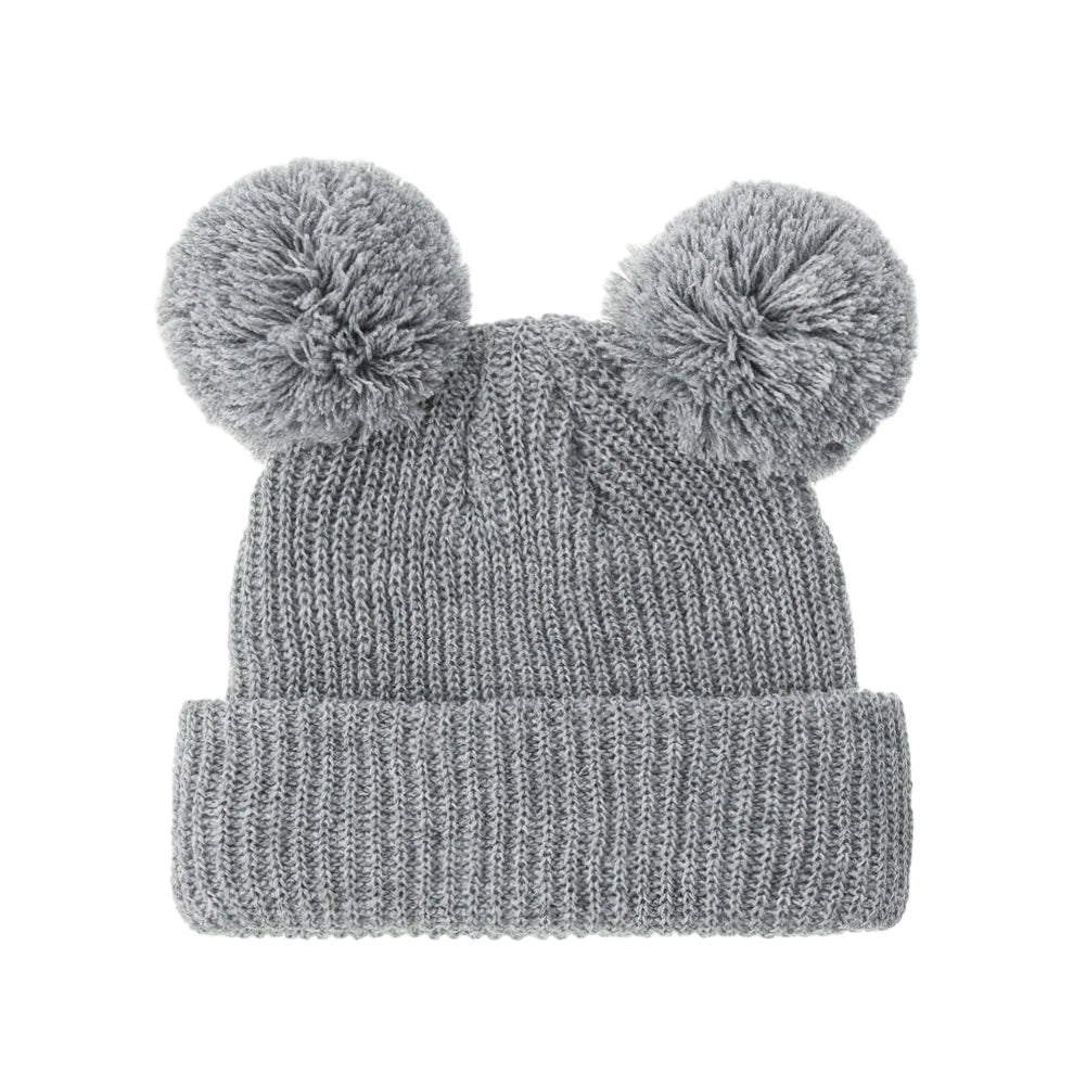 Baby Knotted Turban Hat for Newborns | Pom Pom Cap