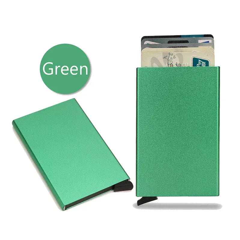 RFID Smart Wallet Card Holder | Metal Pop Up Minimalist Wallet