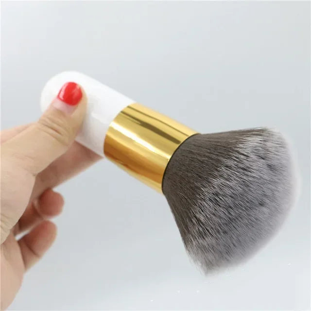 Large Size Powder Foundation Brush | Professional Makeup Brush for Blush, Bronzer, and Sculpting