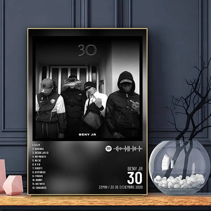 Affiche Rapper Beny Jr Art HD Mur Adhésif Étanche Décoration Maison Salon Bar