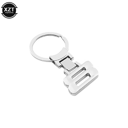 Zinc Alloy Number Emblem Keychain | Car Key Ring for BMW Models