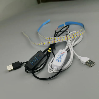 5V USB LED Strip Light | Two-Color Temperature with Electrodeless Dimming