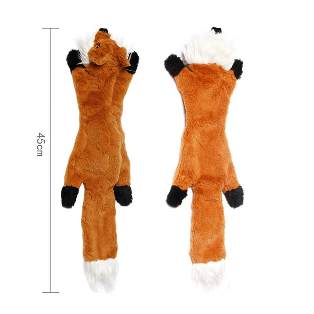 Soft Fleece Squeaky Dog Toy | Gentle Plush Toy for Small and Medium Dogs