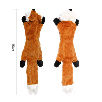 Soft Fleece Squeaky Dog Toy | Gentle Plush Toy for Small and Medium Dogs