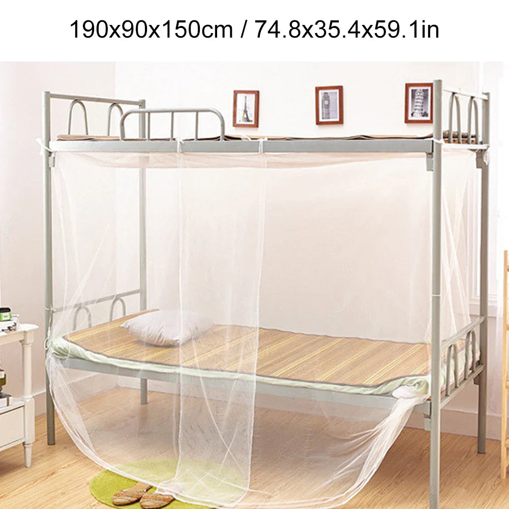 Mosquito Net for Single Bed | Insect Mesh Netting Cover for Student Dormitory