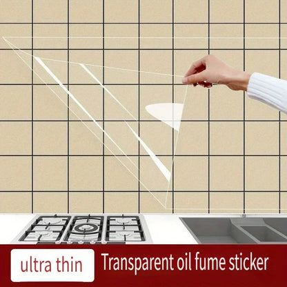 Plastic Electrostatic Wall Film | Waterproof, Oil-Proof Kitchen Tile Protector